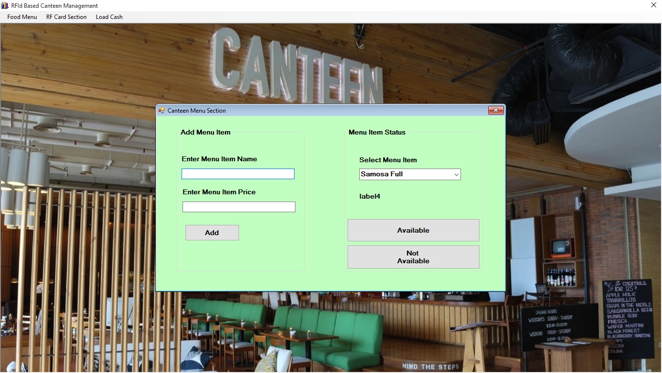 IT Educations Engineering Project Maker in Nagpur - Canteen Automation System